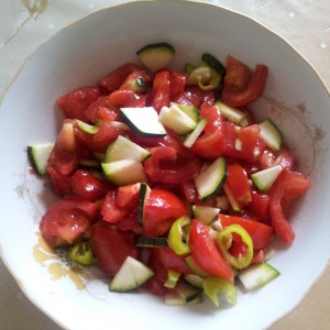 Salata de rosii cu zucchini